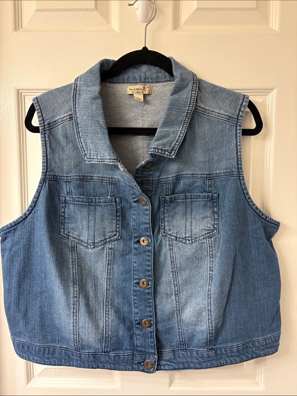 ONE WORLD Light Blue Denim Shirt Jacket